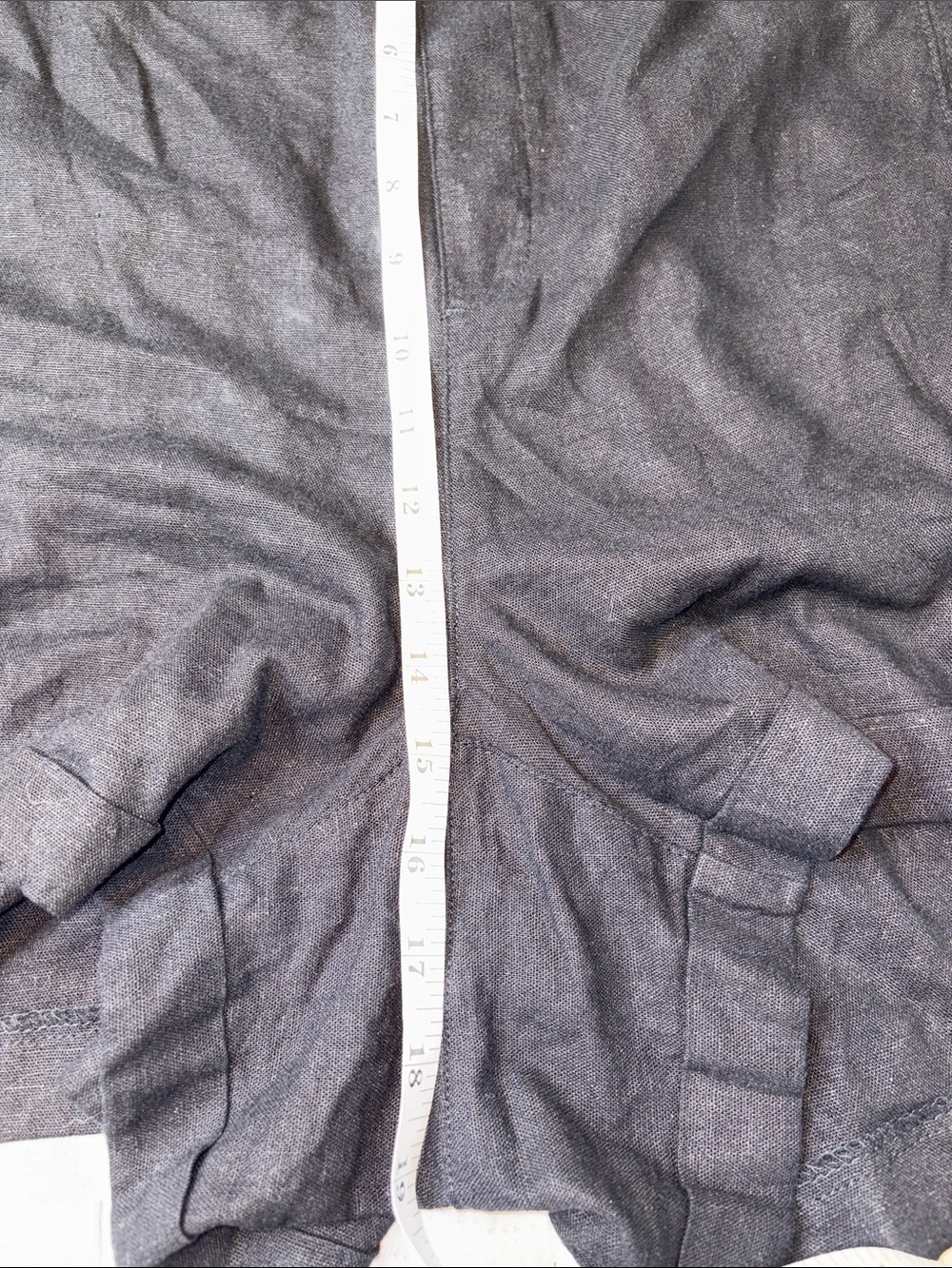 Old Navy Linen High-rise Black  Drawstring Shorts plus size 4X NWT! - Picture 7 of 13